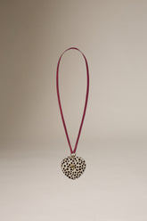 HEART CHARM - DOT PINK