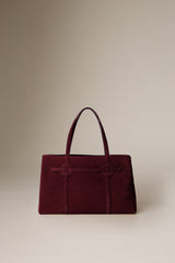 SUEDE DONUT TOTE