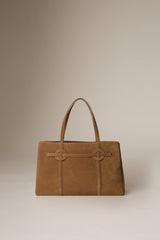 SUEDE DONUT TOTE