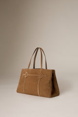SUEDE DONUT TOTE