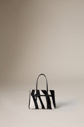 STARLINE DONUT TOTE-MINI-BLACK AND WHITE