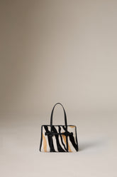 STARLINE DONUT TOTE-MINI-BW AND YELLOW