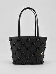 ORIGAMY DONUT MARIA TOTE - S - BLACK