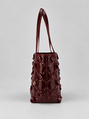 ORIGAMY DONUT MARIA TOTE - S - RED