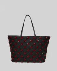 ORIGAMY DONUT MARIA TOTE - L - RED