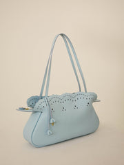 MARIA CALF LEATHER - CLOUD BLUE
