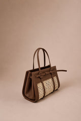 CHATO SIENA WEAVE BAG - BROWN
