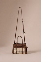 CHATO SIENA WEAVE BAG - BROWN