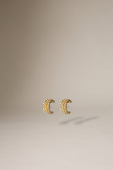 DANCING PEARL GOLD WITH CRYSTAL EARRINGS