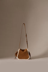 TARTI SHEARLING SUEDE BAG SMALL
