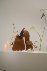 TARTI SHEARLING SUEDE BAG SMALL