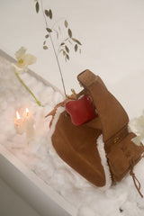 TARTI SHEARLING SUEDE BAG SMALL