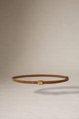 SUEDE LEATHER SHELLY BELT