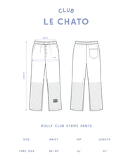 ROLLY CLUB STRIPE PANT (Pre-order)