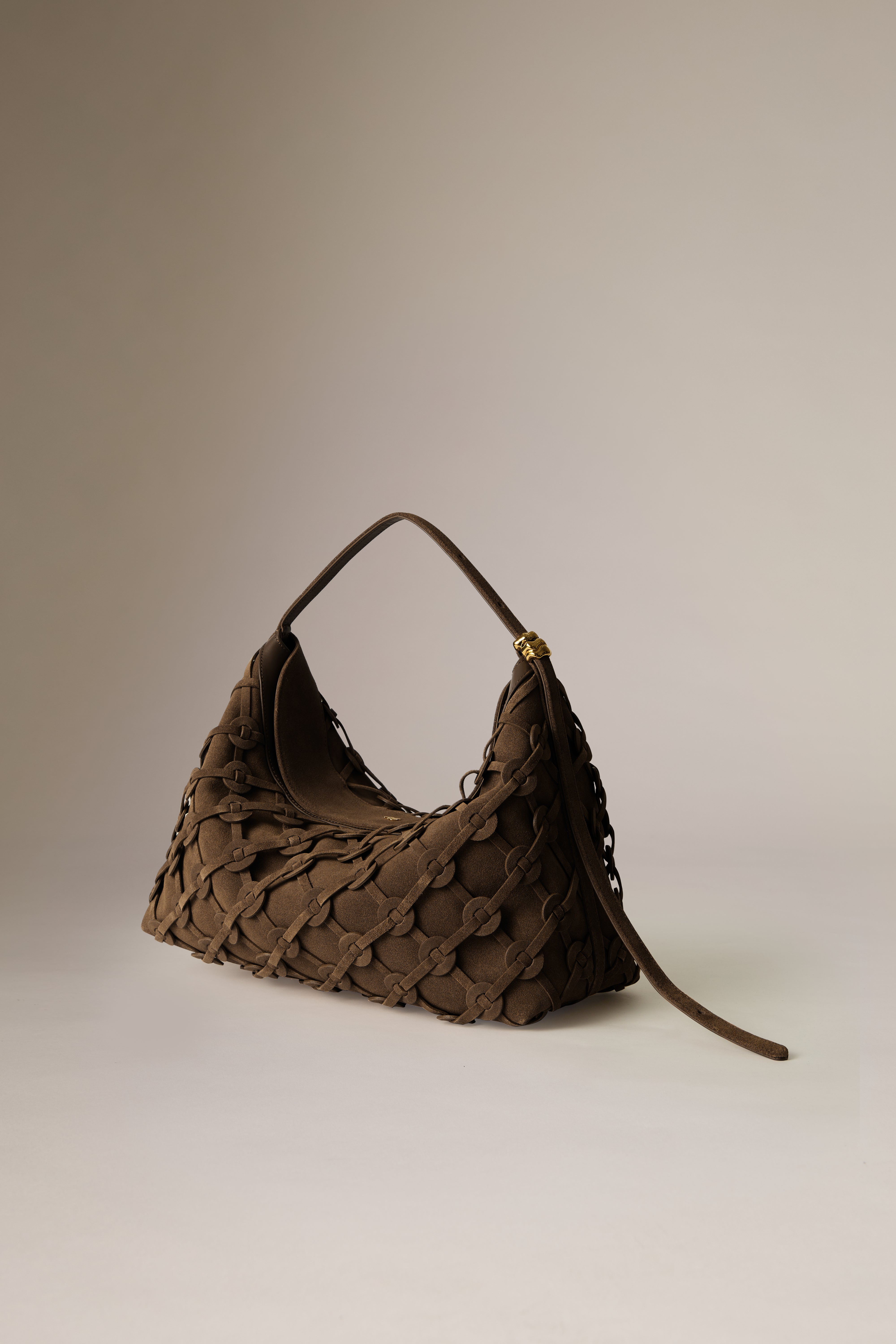 SUEDE DONUT PARI  - DARK CHOC