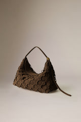 SUEDE DONUT PARI  - DARK CHOC
