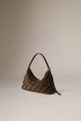 SUEDE DONUT PARI  - DARK CHOC