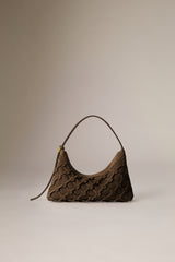 SUEDE DONUT PARI  - DARK CHOC