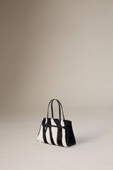 STARLINE DONUT TOTE-MINI-BLACK AND WHITE