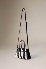 STARLINE DONUT TOTE-MINI-BLACK AND WHITE