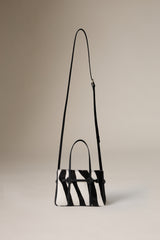 STARLINE DONUT TOTE-MINI-BLACK AND WHITE