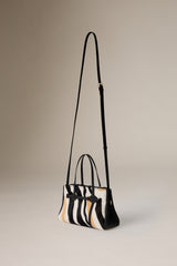 STARLINE DONUT TOTE-MINI-BW AND YELLOW