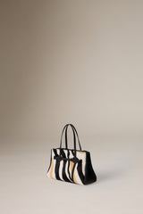 STARLINE DONUT TOTE-MINI-BW AND YELLOW
