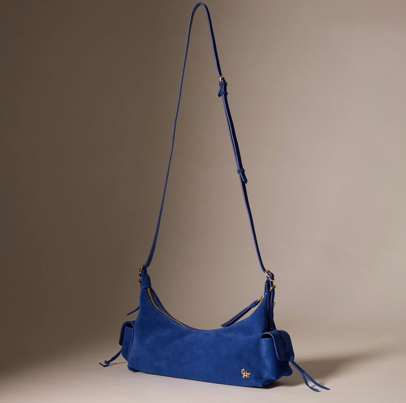 SUEDE LEATHER LONG STRAP