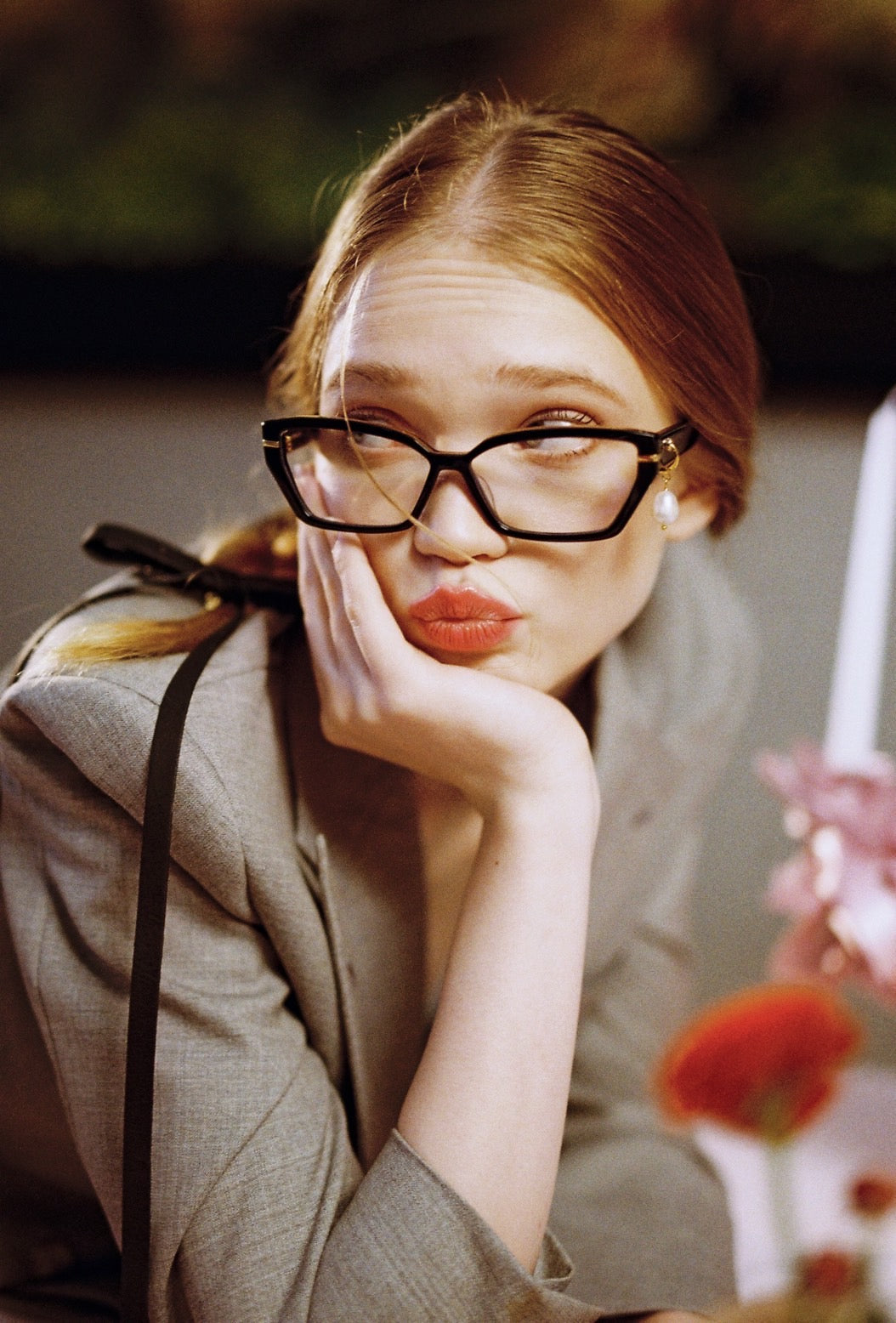 TIFFANY PEARL HOOP SUNGLASSES