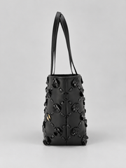 ORIGAMY DONUT MARIA TOTE  - S - BLACK