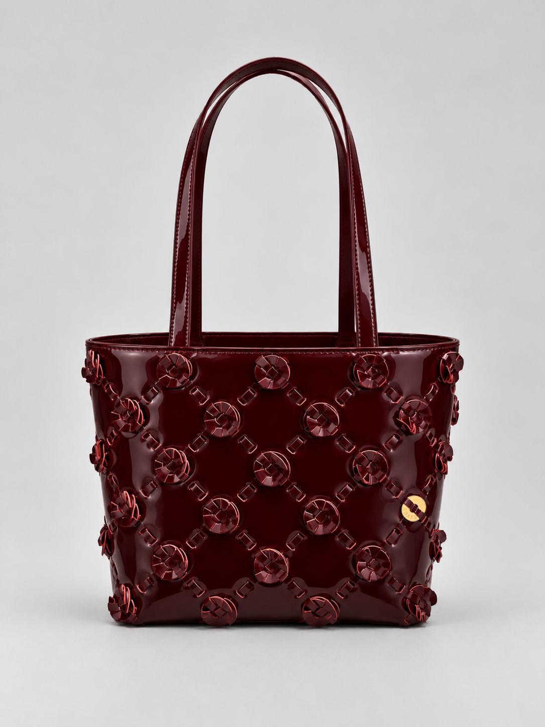 ORIGAMY DONUT MARIA TOTE  - S -  RED