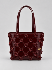 ORIGAMY DONUT MARIA TOTE  - S -  RED