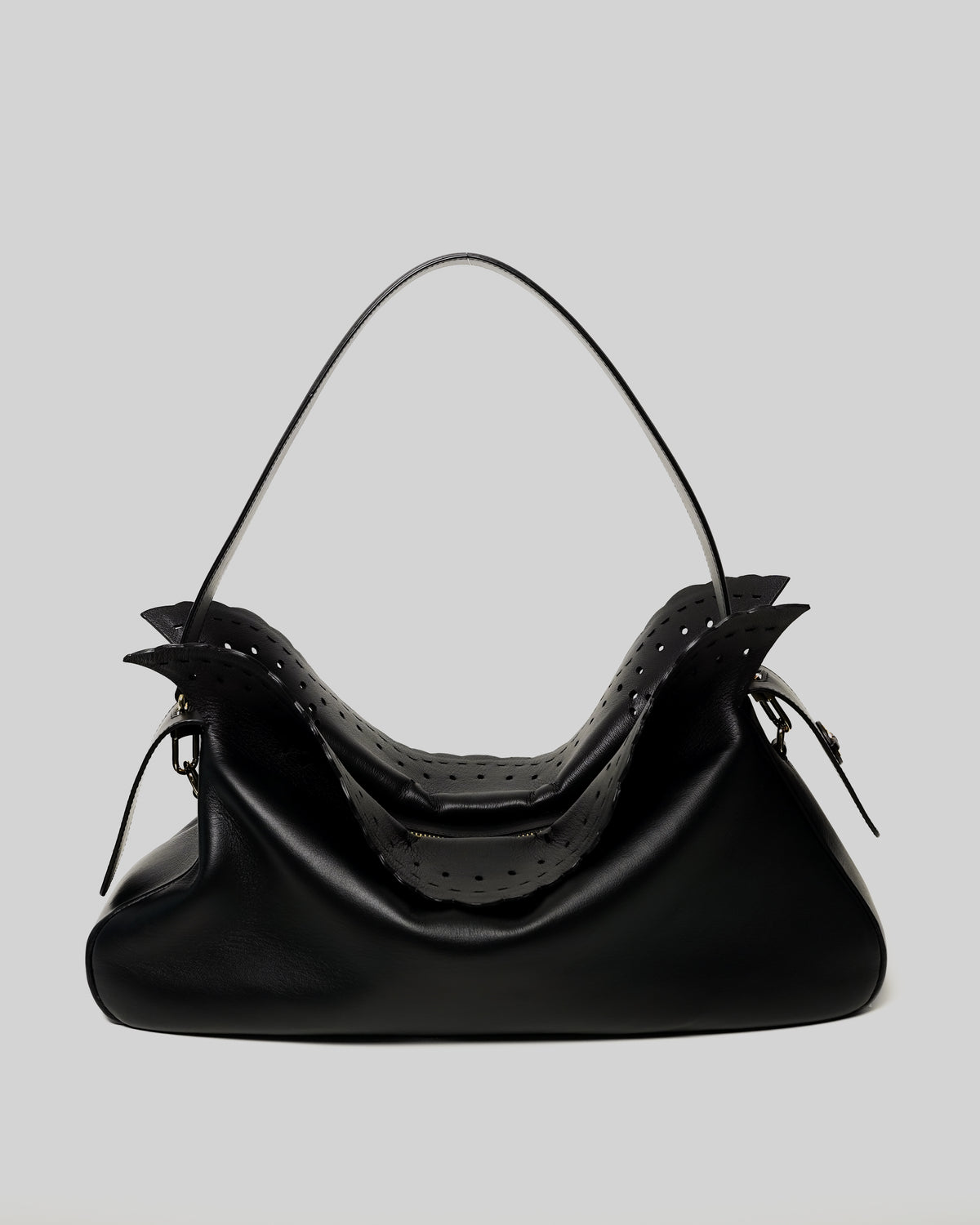 PLUMPY LAZY CAT -  L - BLACK