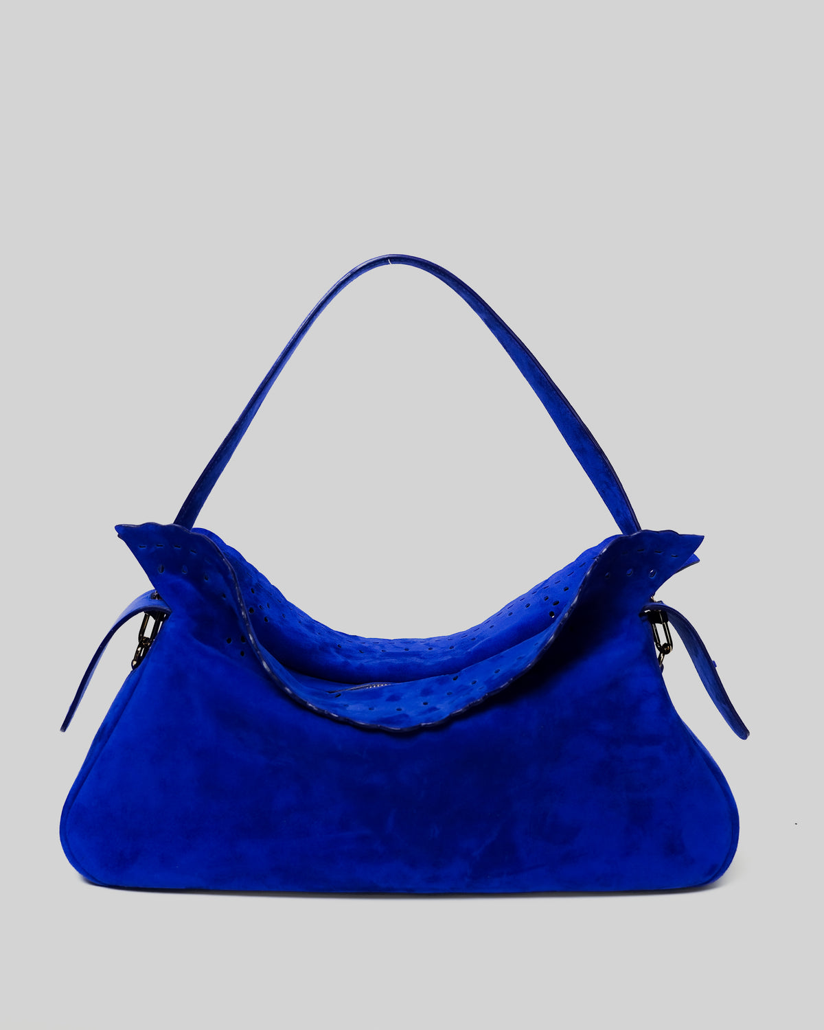 PLUMPY LAZY CAT LAMBSKIN SUEDE  - L - NAVY BLUE