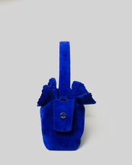 PLUMPY LAZY CAT LAMBSKIN SUEDE  - L - NAVY BLUE