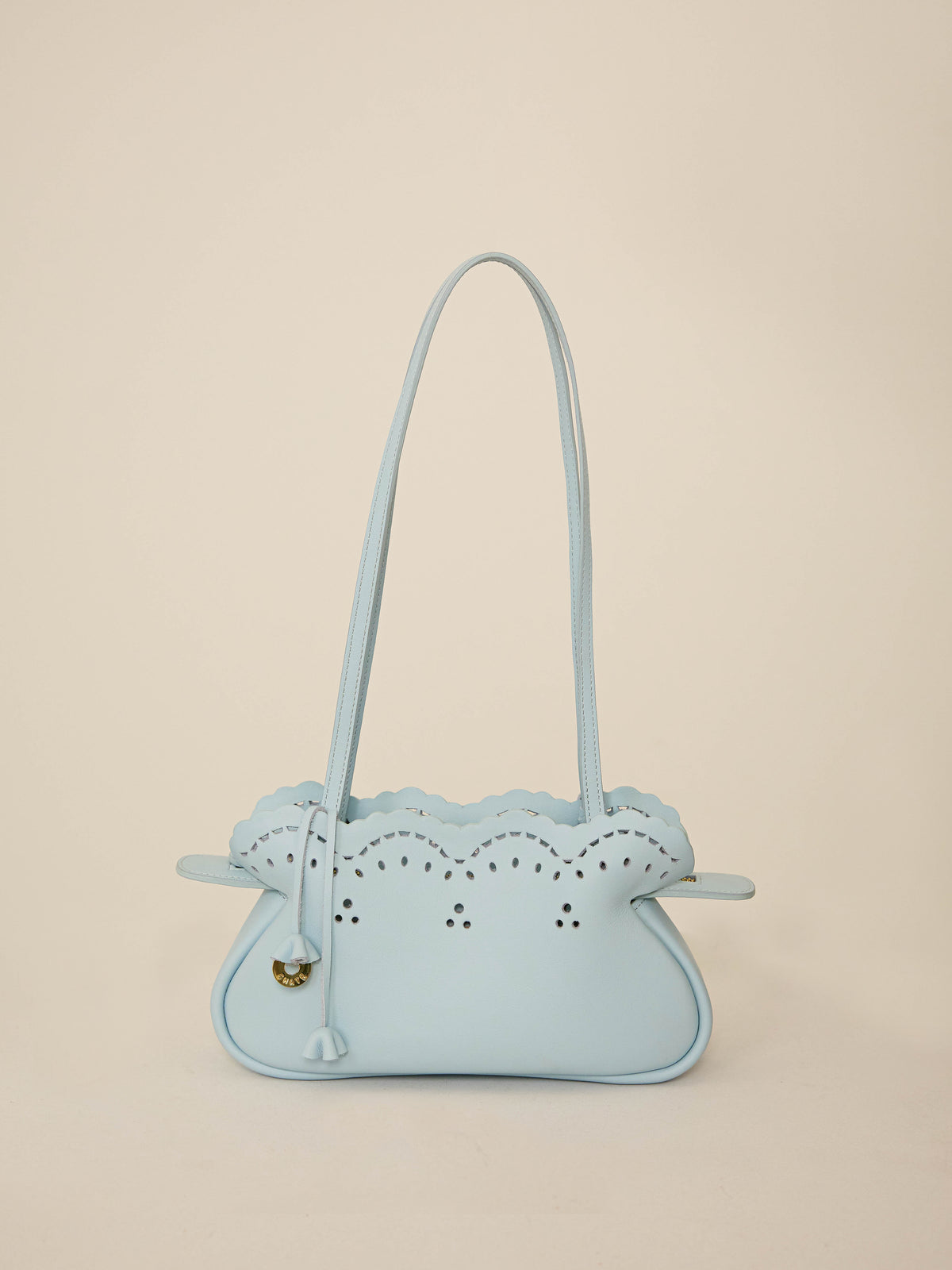 MARIA CALF LEATHER - CLOUD BLUE