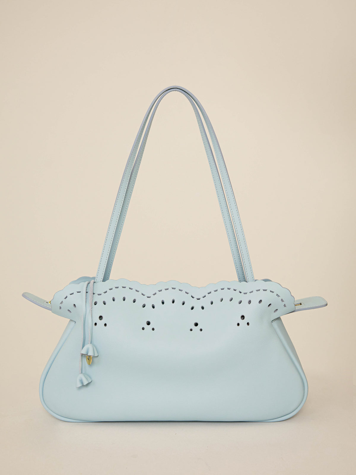 MARIA CALF LEATHER - CLOUD BLUE