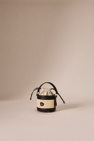 MILAN STRAW BASKET BAG