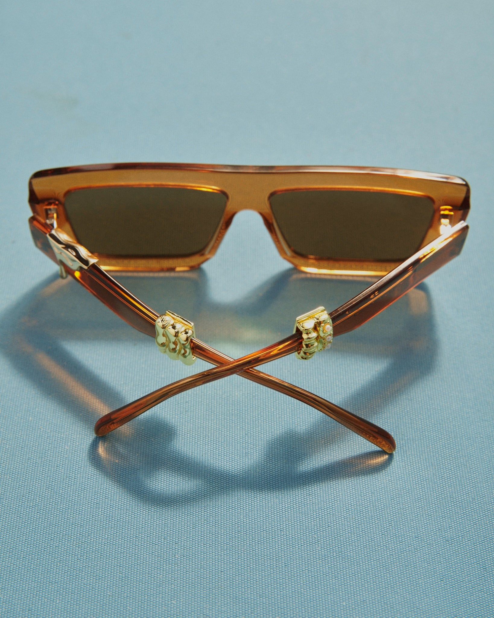 DOUBLE PEARL CLIP CHARM - GOLD