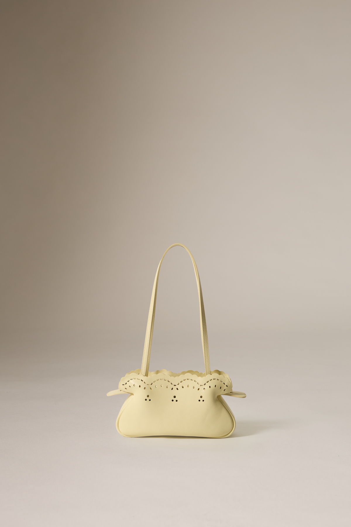 MARIA CALF LEATHER - BEIGE