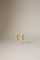 DANCING PEARL GOLD EARRINGS