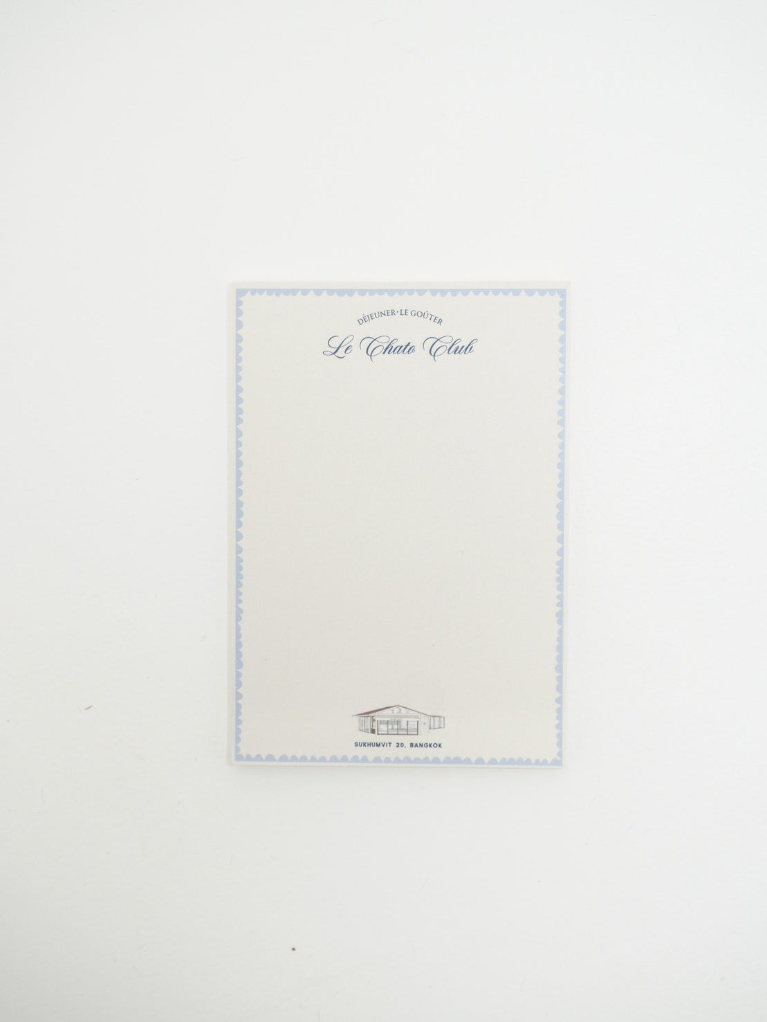 LE CHATO CLUB TEAR - OFF NOTEPAD