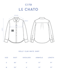 ROLLY CLUB WHITE SHIRT (Pre-order)