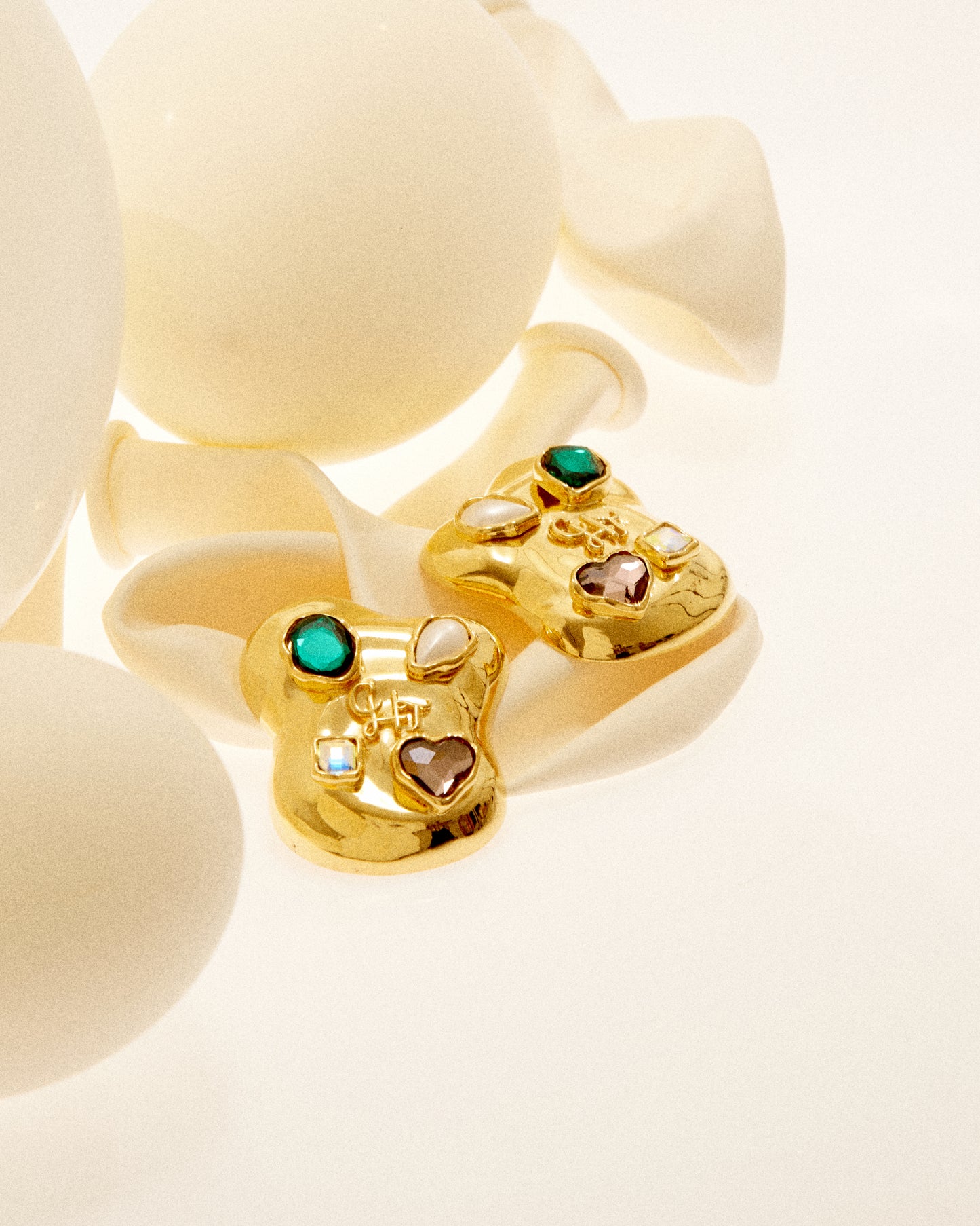 DANCING TARALLI EARRINGS JEWEL ENCRUSTED