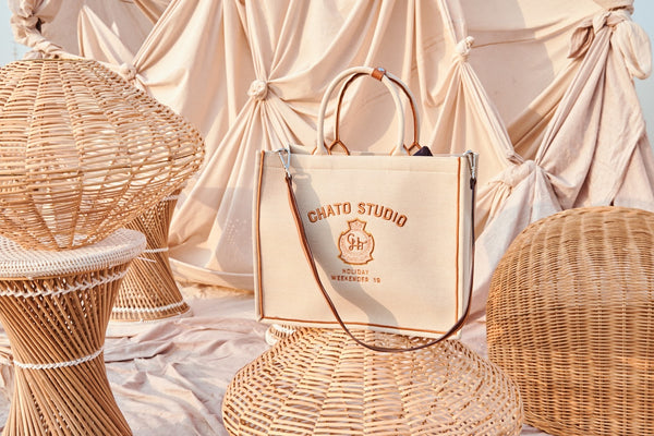 CAMEL PALM SPRINGS TOTE