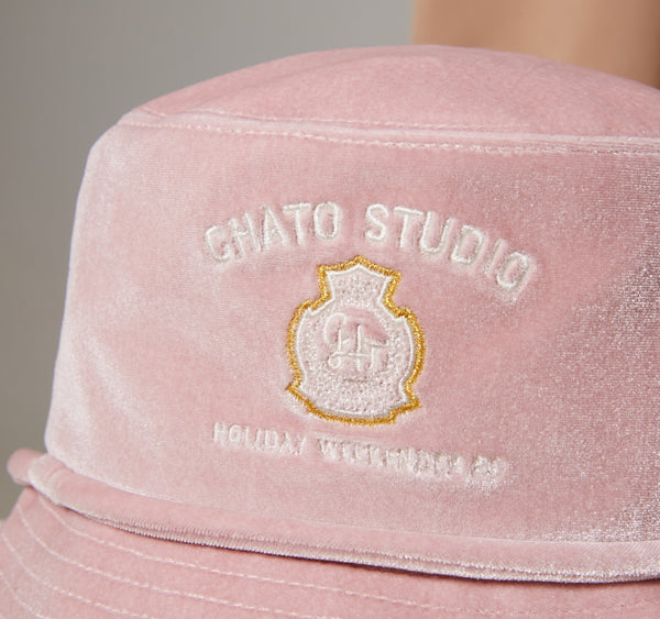 VELVET BUCKET HAT